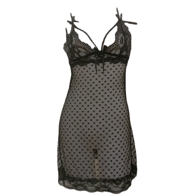 Бельё, комплект, прозрачное slips dress, кружевная юбка, пижама, европейский стиль, плюс‑лайк, выпускной