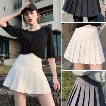 Four Seasons Korean Style Security Pants + Zipper + Button Pleated Skirt Jk Uniform Skirt Easiest for Match Skirt Short Skirt Wholesale Four Seasons Korean Style Security Pants + Zipper + Button Pleated Skirt Jk Uniform Skirt Easiest for Match Skirt Short Skirt Wholesale