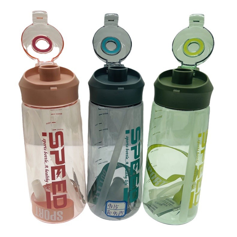 Weilong 9015 nuevo espacio taza Flip Lemon embrague taza con escala deportes portátil taza estudiante taza de agua