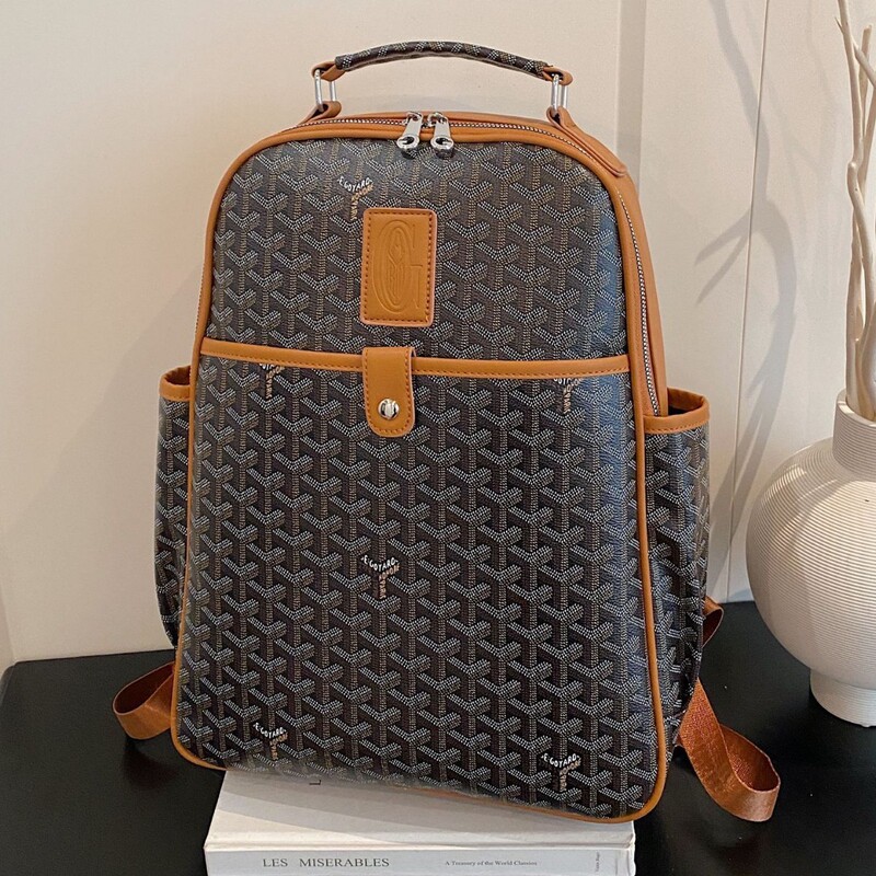 Dog Tooth Backpack for Women, Fashionable and Versatile New Style, High-End Niche Design, Lightweight for Travel, Exclusively for Cross-Border Sales
