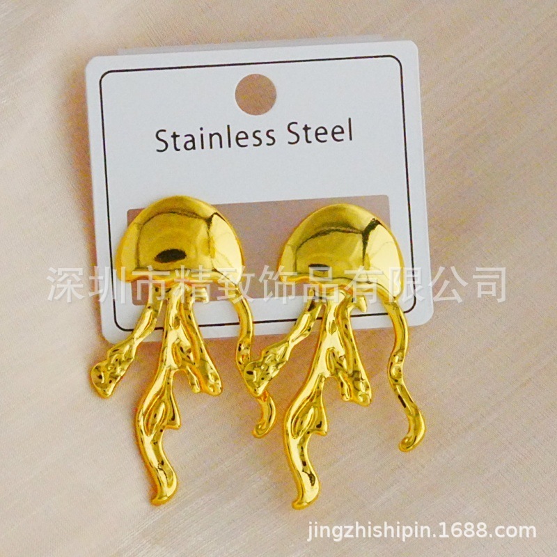 【热销爆款】欧美时尚 跨境个性新款时尚不锈钢耳环 多款轻奢潮流|undefined