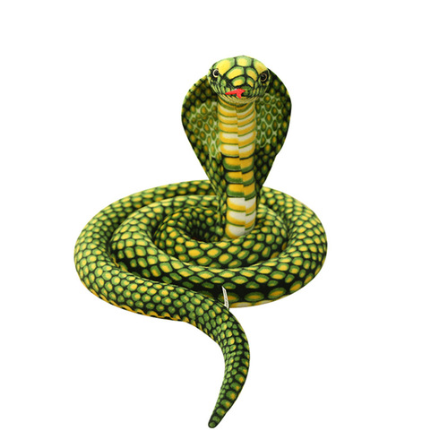 Simulation doll cobra plush toy long python doll rag doll large zodiac coiled snake fake snake prop
