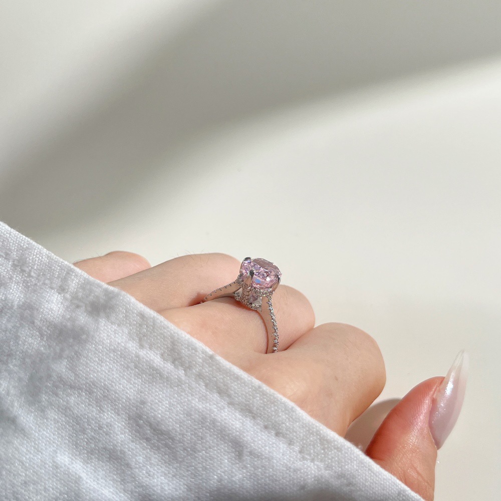 3g Weight Zircon Inlay Material Rings Classification 1 Piece Quantity Daily Occasion 925 Sterling Silver Material Heart Shape Pattern Women's Gender Plating Design Elegant Style 925 Sterling Silver Zircon Heart Shape Rings 925 Sterling Silver Rings 7