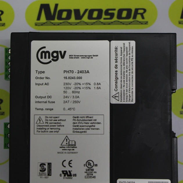 MGV电源P3140-05121AC停产了没有替代只能维修咨询再订期货