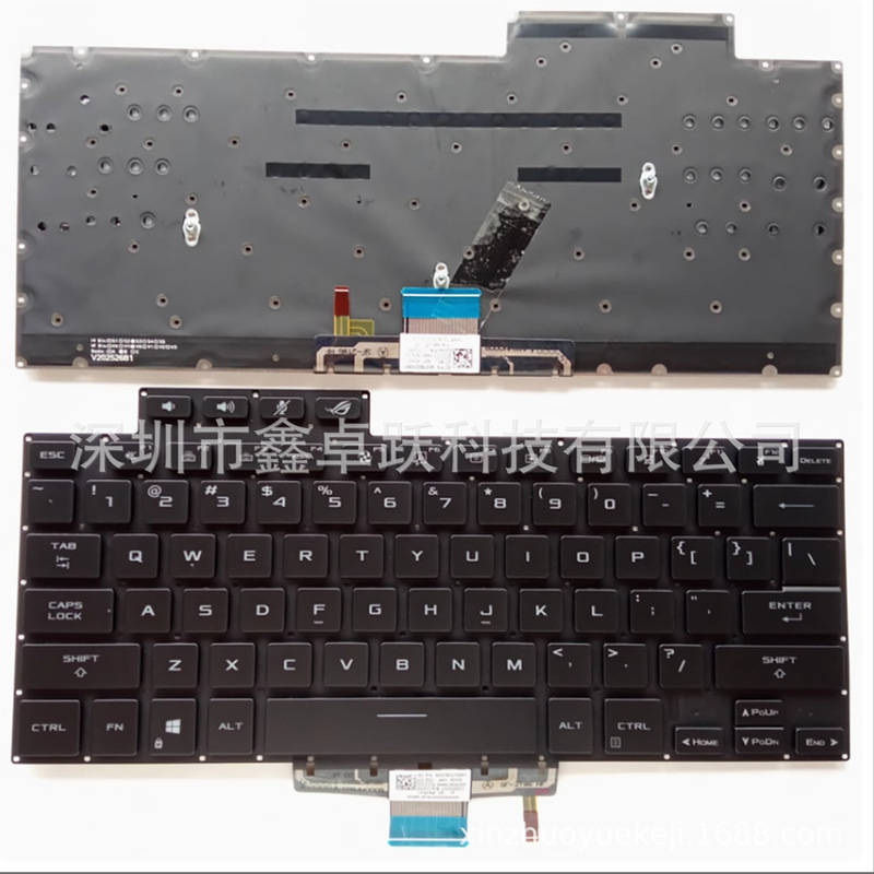 US applicable to ASUS Zephyrus ROG 16 G16 GA503 15 GU603 GU603H keyboard