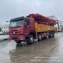 跨境供应重汽豪沃混凝土输送泵车喷浆车工程机械高空混凝土输送泵