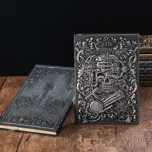 Direct supply from manufacturer European style retro Tarot Death Note hardcover embossed diary notebook