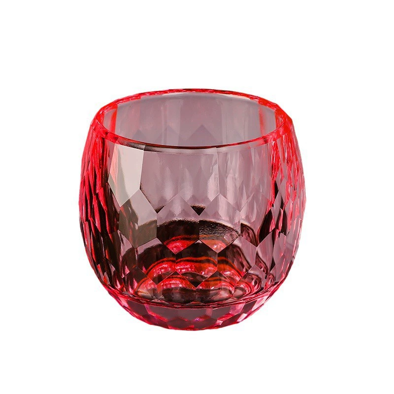 Crystal wineglass, turquoise shot glass, simple and elegant design