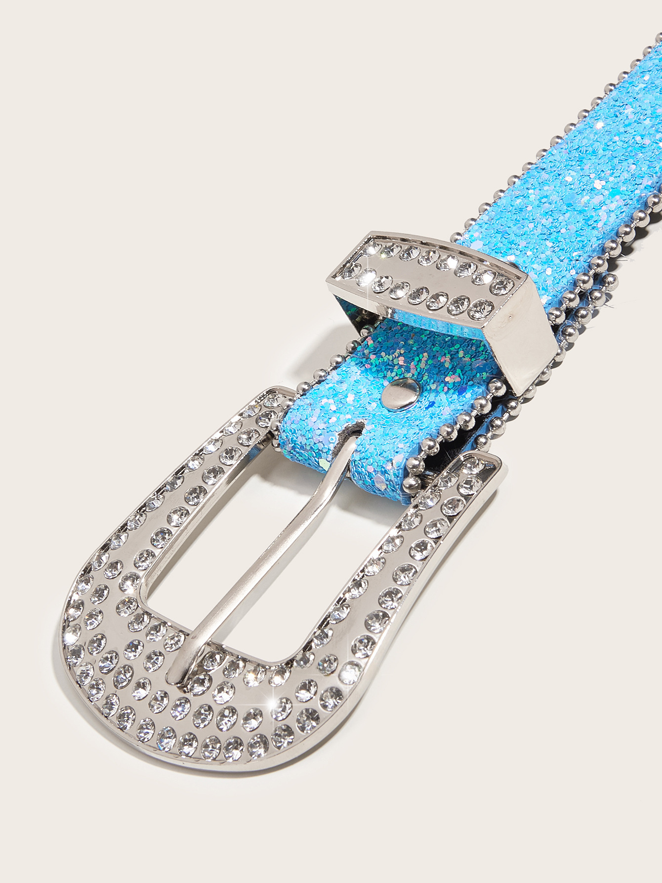 Rhinestone skärp för kvinnor brett glittrigt modebälte_voghion.com