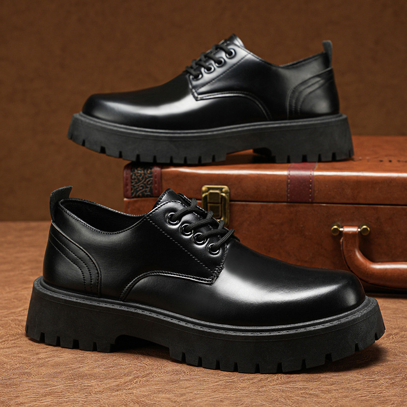 Herren Derby Lederschuhe Für Business Und Freizeit Stil_voghion.com