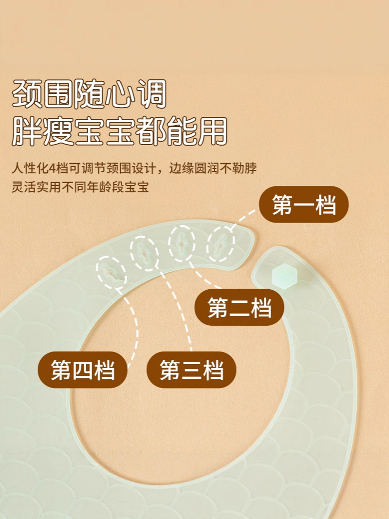 Alimentos para bebés de silicona baby bib bolsas de arroz tridimensionales ligeras baby bib impermeable toallas de saliva