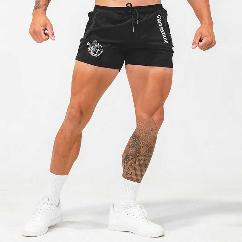Cross-border Hot Pants Men's Sports Shorts Fitness Training Outdoor Mountaineering Quick-drying Football Jogging Pants Summer New