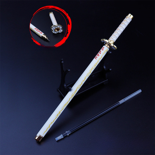 Demon Slayer Hinokami Kagura signature pen, Shigekiyo Kamado, Senjuro Kamado, Inuyama Kamado, water column, insect column, fire column, metal model 