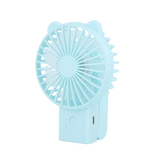 Verano nuevo oso ventilador plegable portátil mini estudiante ventilador eléctrico USB de carga ventilador de bolsillo