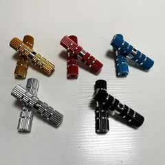 自行車鋁合金加長腳柱 火箭筒 實心腳柱 加長山地車后座腳踏板