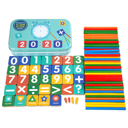 Number Rods Set Counting Rods Baby Learning Addition Subtraction Multiplication Division Children's Early Education Toys