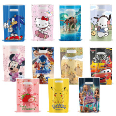 国境を越えたアマゾン10pcsスポット卸売りPE回礼袋児童漫画誕生日パーティー回礼袋珠光膜