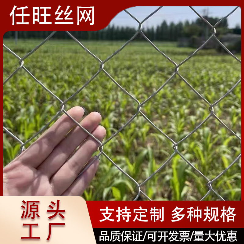 镀锌铁丝网围栏防护网勾花网钢丝网养殖羊牛猪栏网果园栅栏护栏网