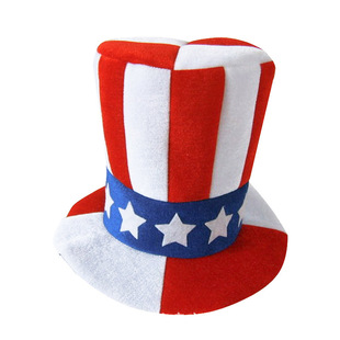 Cross-border Party High Hat American Independence Day Flag Hat Halloween Carnival cosplay Performance Party Hat
