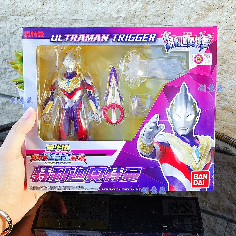 Bandai, Ultra, подвижный Ultraman Tiga, кукла, игрушка, роскошное издание