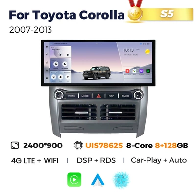 DVD Navigation 2007 - 2013 Toyota - s5-123inch-eight-core-8128built-in-dspcarplay
