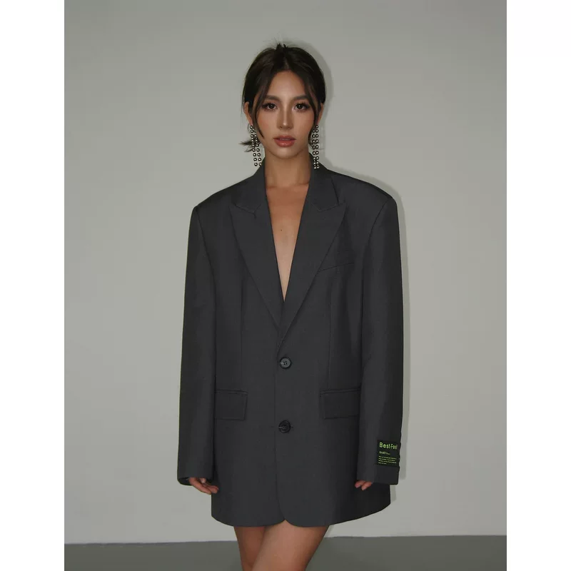Autumn retro classic suit jacket, Korean style