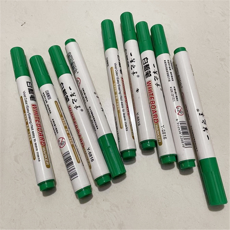 Procesamiento personalizado rápido secado lápiz de pizarra de agua borrable sin marcas de enseñanza de oficina lápiz de pizarra de pizarra de tipo borrable