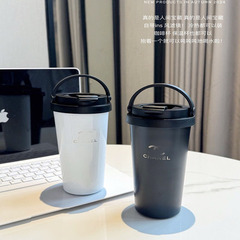 Xiaoxianghai ポータブルコーヒーカップ断熱と保冷コーヒーカップ 304 ステンレス鋼素材の便利な断熱カップ