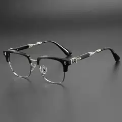 New Trendy Cro... Brand Optical Frame for Men Retro Large Face Blue Light Blocking Glasses Prescription Eyewear for Cross-border European and American Market
