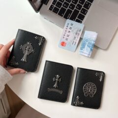 クロ心の新型レイシの財布のファッションカードのカバンの大容量の高い顔の値の現金の超薄い多カードのカードの挟み
