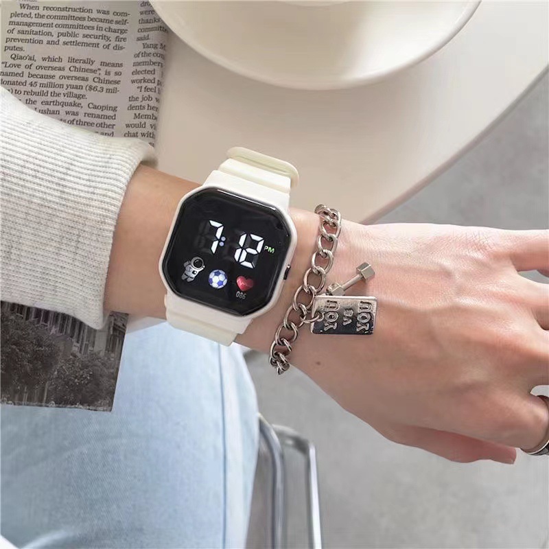 Fashion Solid Color Electronic Women's Watches display picture 2