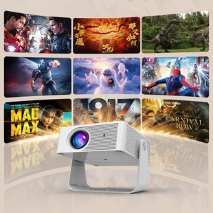 2025 New Y8S Wireless Mobile Phone Projector Home Bedroom Wall Projection Micro Projector Android Direct Projection White Wall