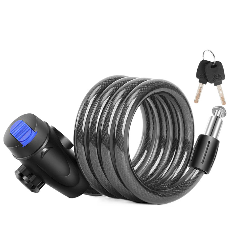 Cerradura de bicicleta cerradura de cadena antirrobo batería portátil cerradura de cadena de alambre de motocicleta eléctrica image 5