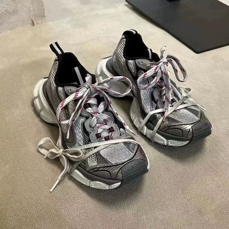 Канковые мужские кроссовки Dad Sneakers (Balenciag) — стиль Европы 2024 года, унисекс, размеры 35–44