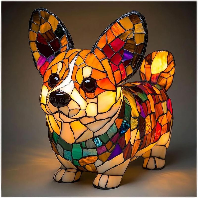 跨境Cat Lamp-Dachshund Lamp-Bigfoot Lamp树脂雕像LED灯摆件|undefined