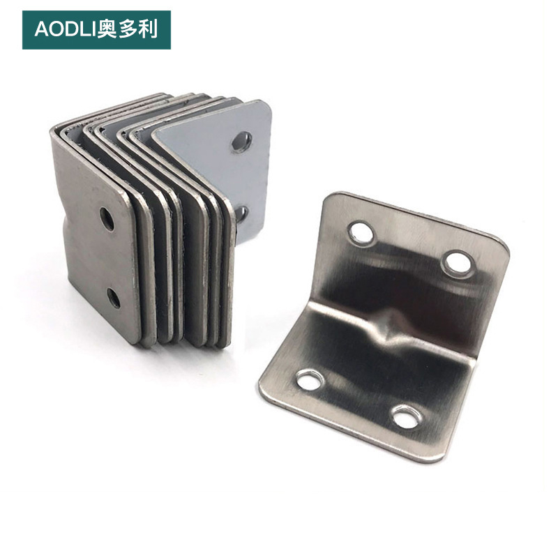 Amada thickened stainless steel angle code layer plate holder layer plate connector L-shaped right angle bracket 90 degrees wholesale Amada thickened stainless steel angle code layer plate holder layer plate connector L-shaped right angle bracket 90 degrees wholesale