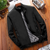 Демисезонная тонкая куртка, мужской демисезонный осенний флисовый износостойкий кардиган, для мужчины среднего возраста