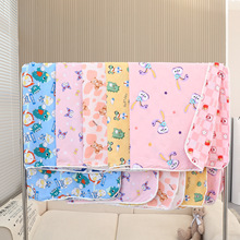 夏季绵绸亲子空调毯薄被子人造棉宝宝被单盖巾儿童午睡盖毯夏凉被