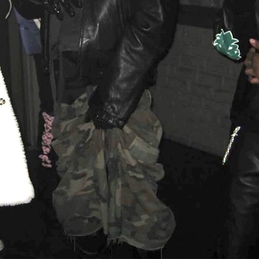 Americano FAR.ARCHIVE Vintage Vintage camuflaje multibolsillo hombre suelto de ocho puntos casual