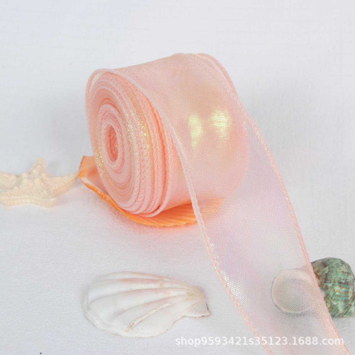 Hilado de cola de pez Symphony, gasa de lazo, zapatos, sombreros de flores, pasteles, decoración de regalos, brazaletes de flores, brazaletes de flores