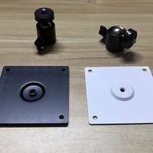 VESA支架便携显示器铁转板75孔距1/4小云台6mm孔径各尺寸通用
