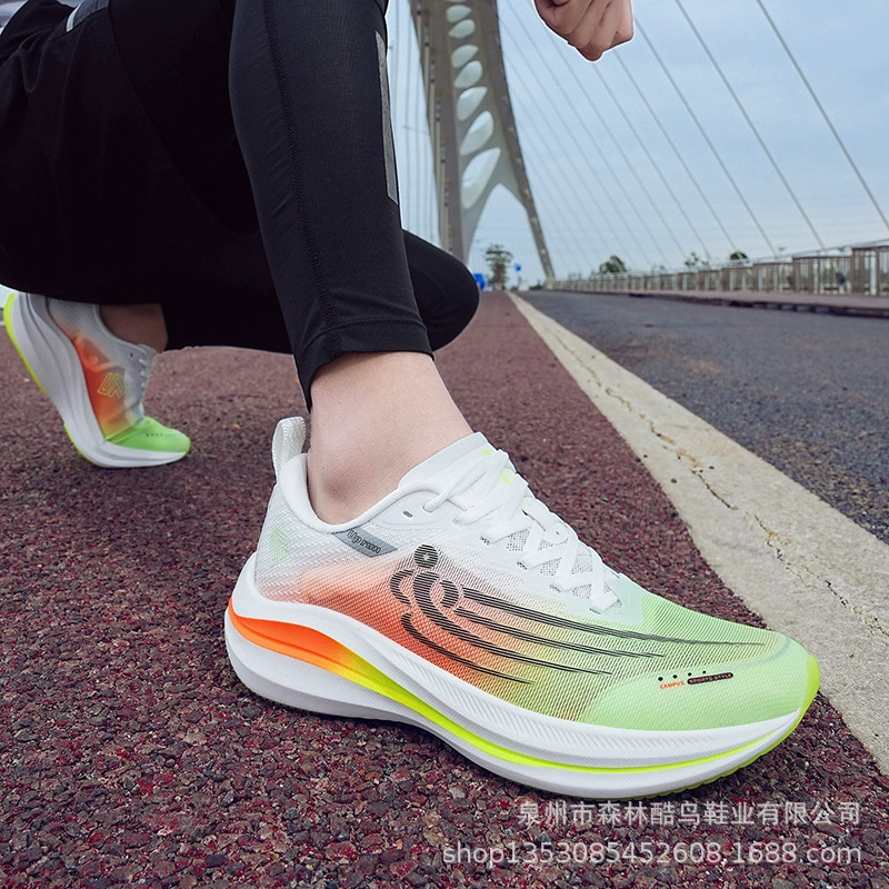 Summer breathable shock-absorbing carbon plate for men and women for training, sports shoes for beloved