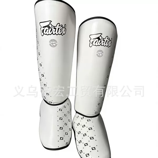 Ft Boxing Leg Guards, Muay Thai Fighting Shin Guards, Foot Guards, Calf Guards, Sanda Fitness Combat Training, Close Combat Protection