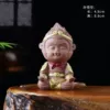 Red pottery red scarf pray for blessings