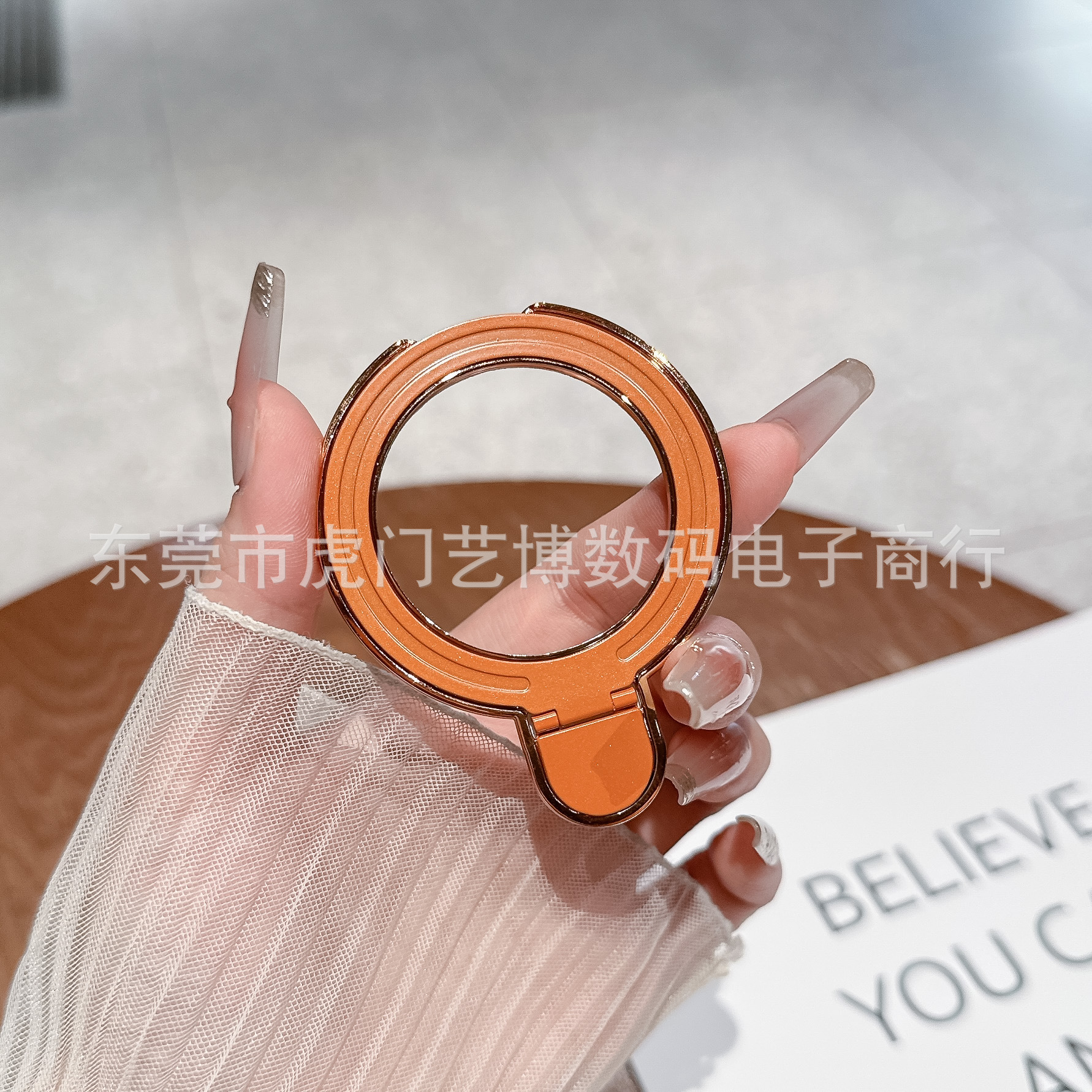 Factory Direct Sales Suitable for Various Models of Phone Cases, Wireless Charging Back Adhesive Phone Case, Universal Ring Holder Stand
