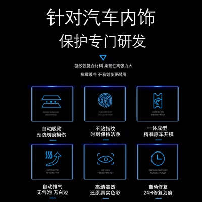 Navigation Screen Tempered Protective Film | Car interior film