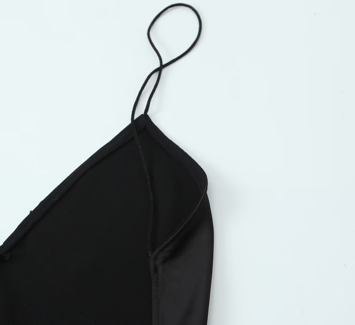 Black Satin Slip Dress - Beautiful Design