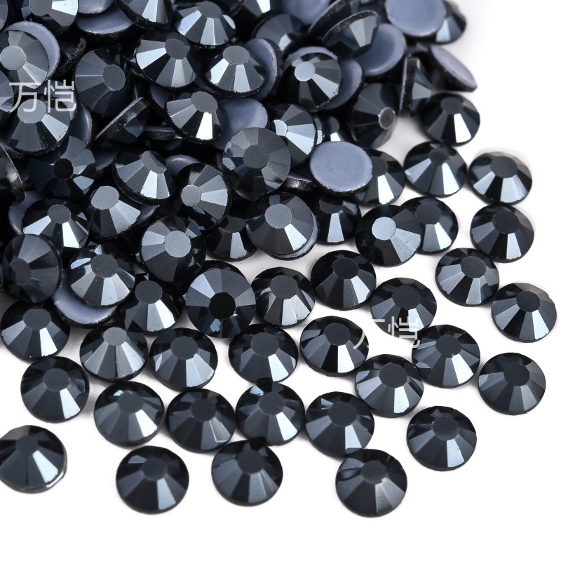 爆発的な輝きの平底イミテーションオパールラインストーン、衣類用アクセサリー、電気メッキガラスラインストーン、大型装飾品、DIYジュエリーアクセサリー材料