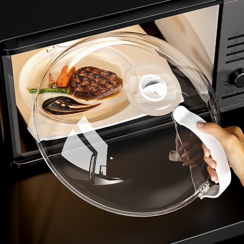Microwave heating cover oil-proof lid hot dish special plate container oil-proof cover splash-proof lid splash-proof cover fresh cover