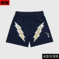 navy blue white label